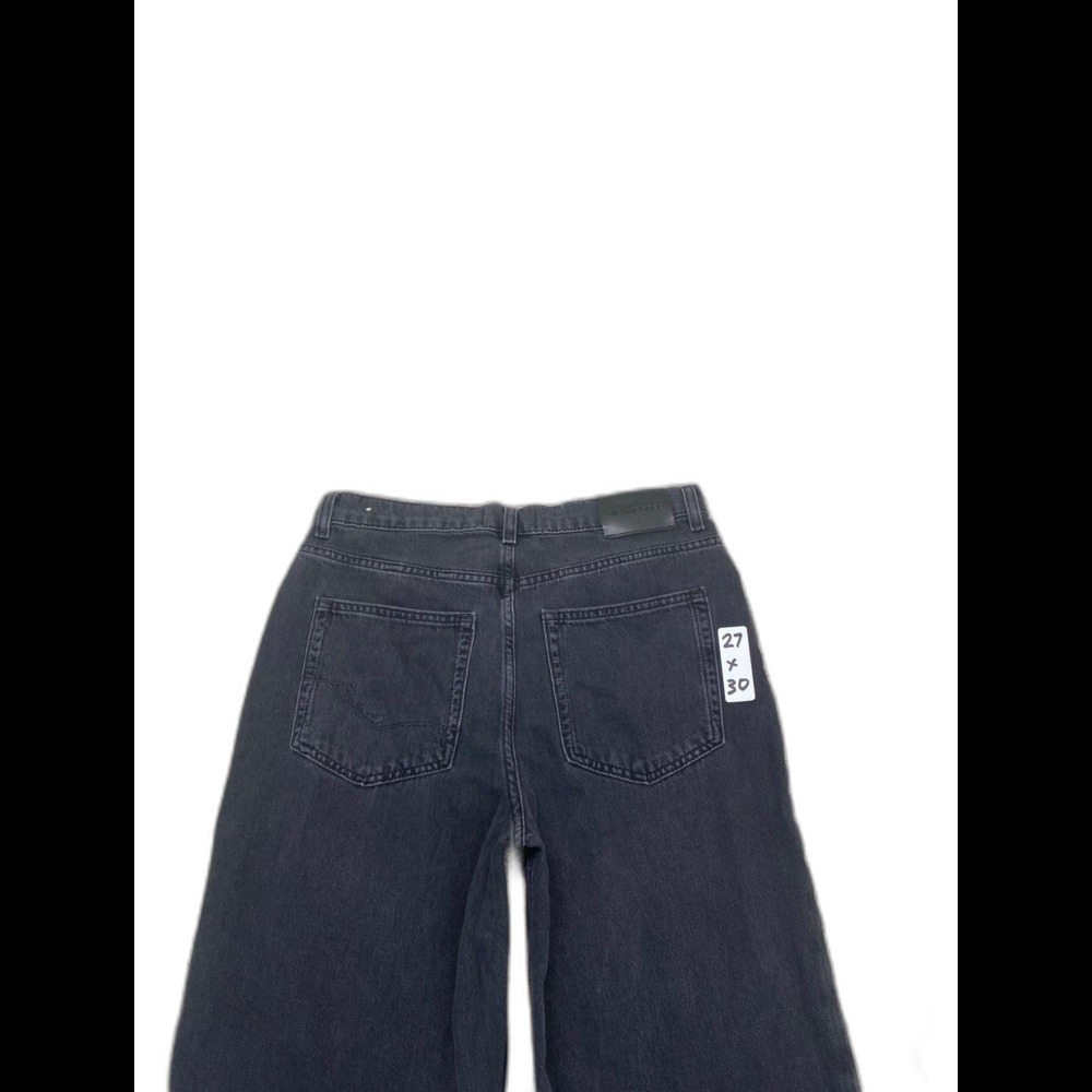 Free People We The Free Wide Leg Jeans Size 27 Washed Black High Rise 90s Denim - Picture 6 of 7